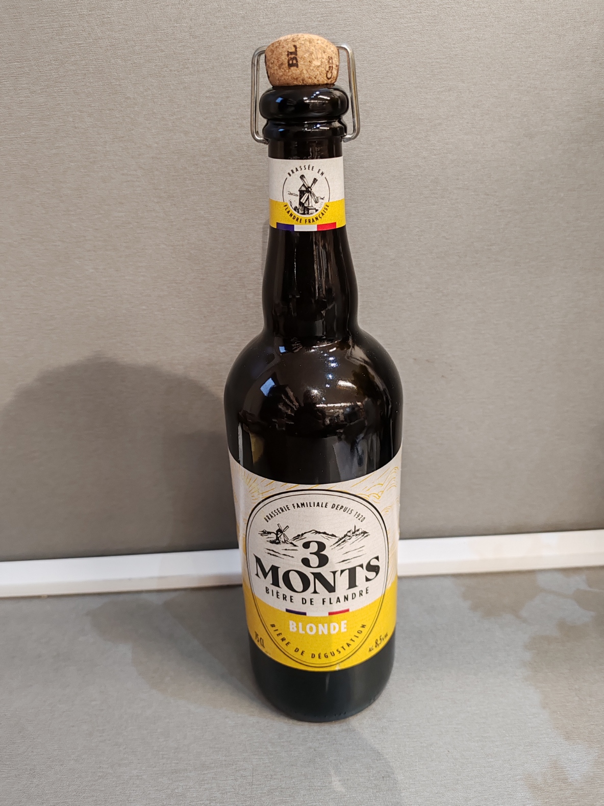 Bière blonde 75cl 3 Monts